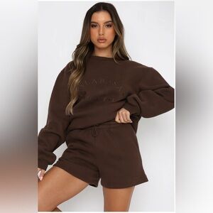 White fox Calabasas sweatshirt